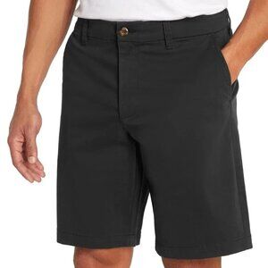 NEW Gap Men's Size 30 Flat Front Chino Shorts Black Cotton Blend
